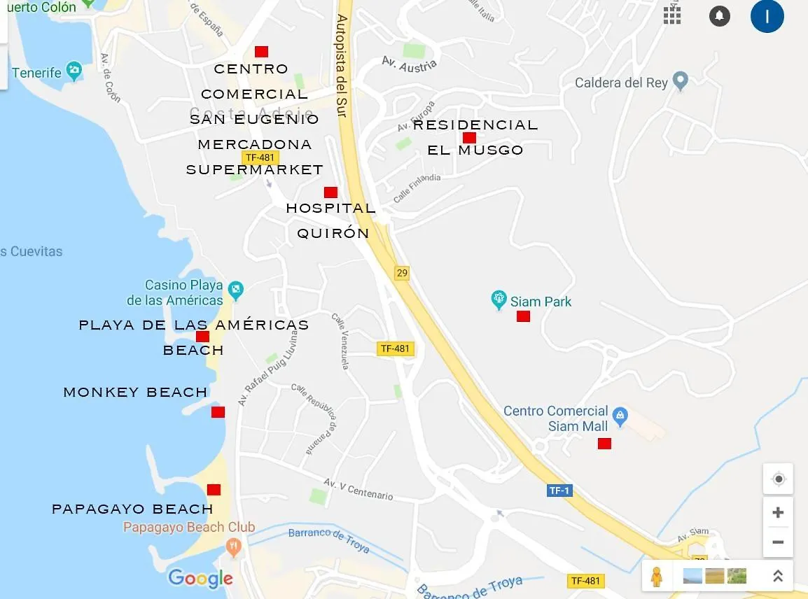Residencial El Musgo Bed & Breakfast Costa Adeje  0*, Costa Adeje (Tenerife)